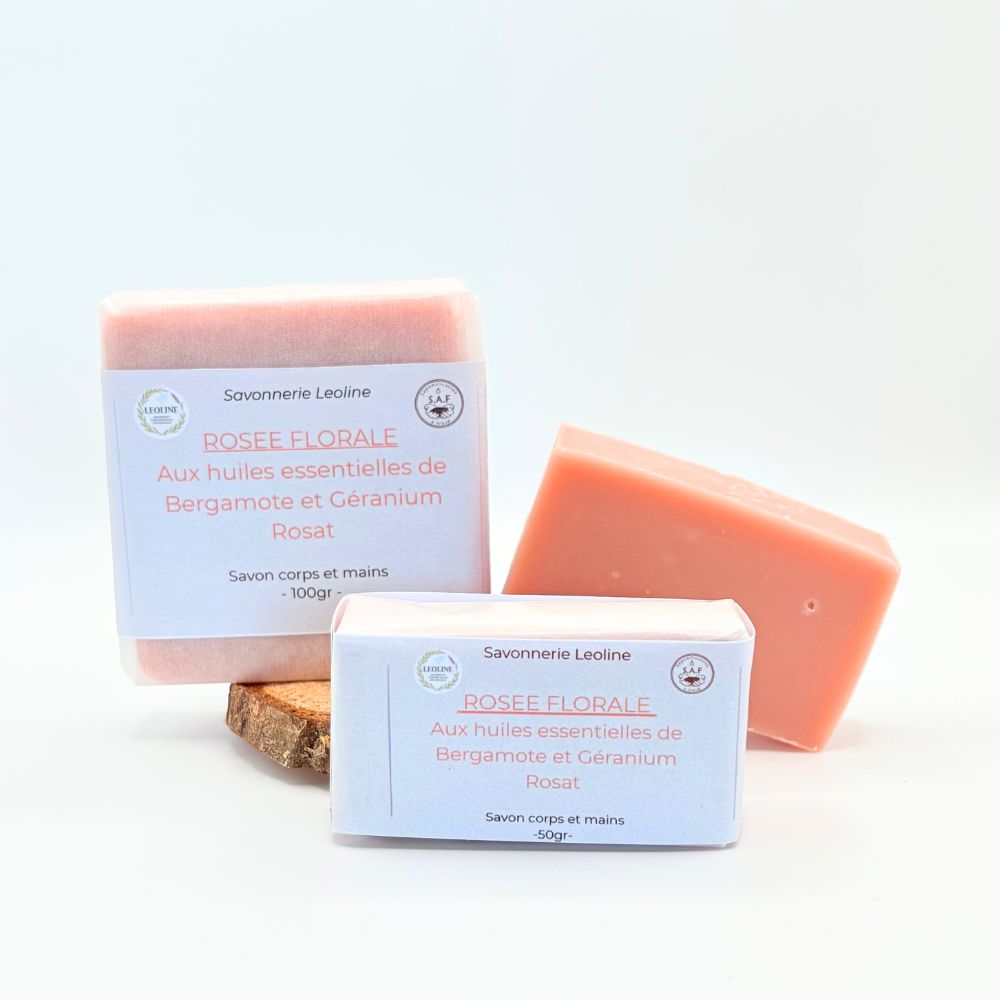 Savon parfumé Rosée florale